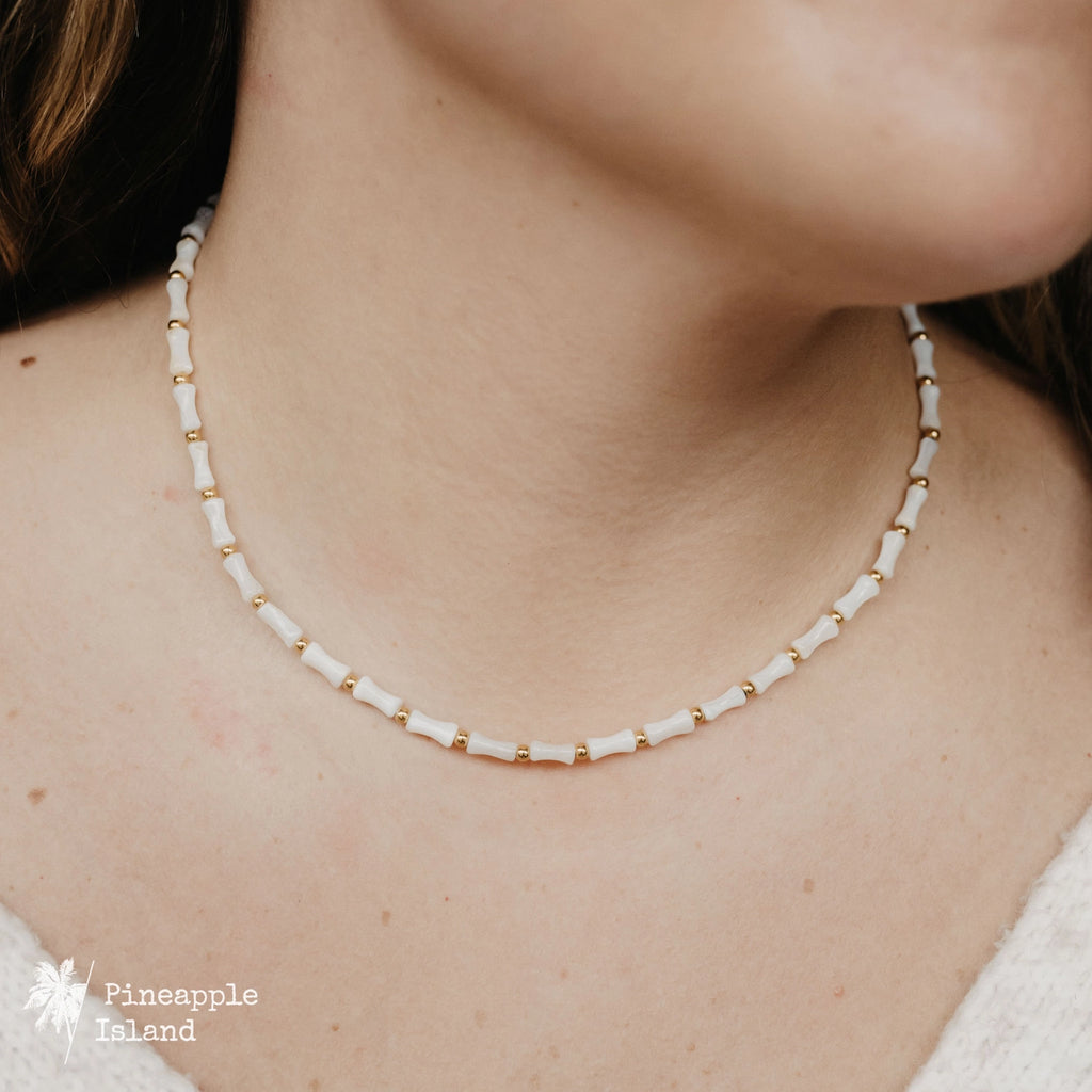 Tube Beaded Necklace