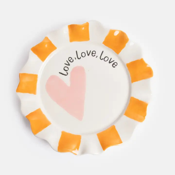 Caroline Gardner Heart Plates