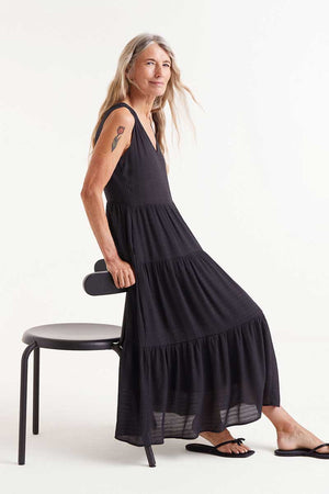 Compania Fantastica Black Midi Dress