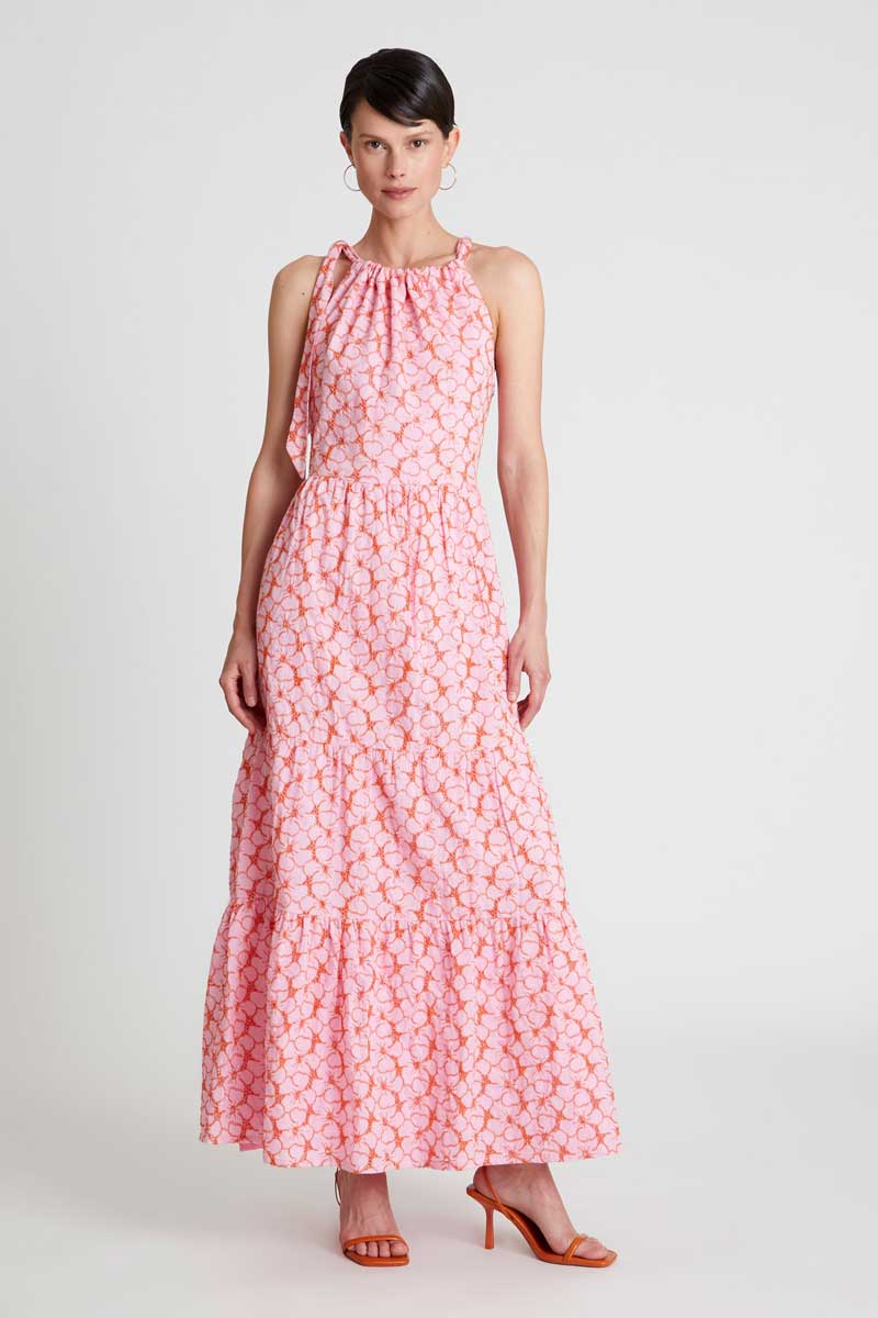 Compania Fantastica Floral Print Maxi Dress