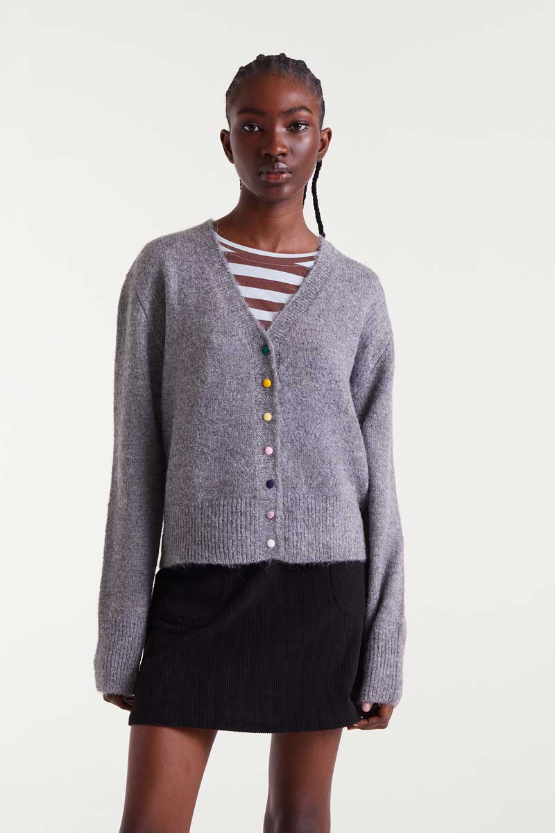 Compania Fantastica Coloured Buttons Cardigan