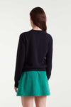 Compania Fantastica Black Heart Button Cardigan