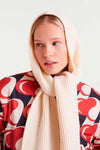 Compania Fantastica Off-White Knitted Hood