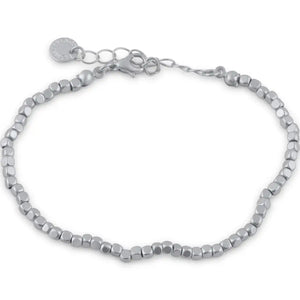 Big Metal Salome Beaded Matte Bracelet