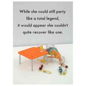 Bold & Bright Party Like a Legend Card