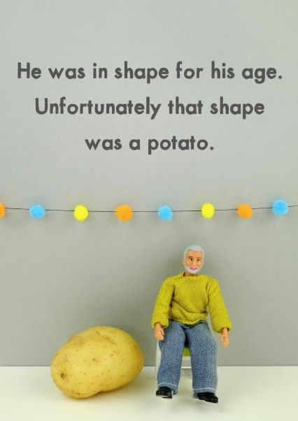 Bold & Bright 'In Shape' Card