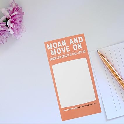 Moan & Move On Notebook