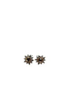 Sixton Champagne Flower Sparkle Earrings