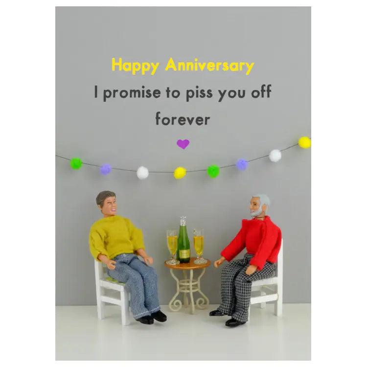 Bold & Bright Happy Aniversary Card