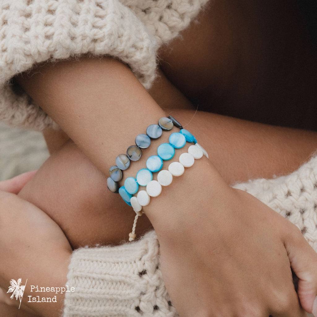 Mother of Pearl Disc Bracelet