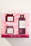 Sunday Rain Time for Calm Rose Trio Gift Set