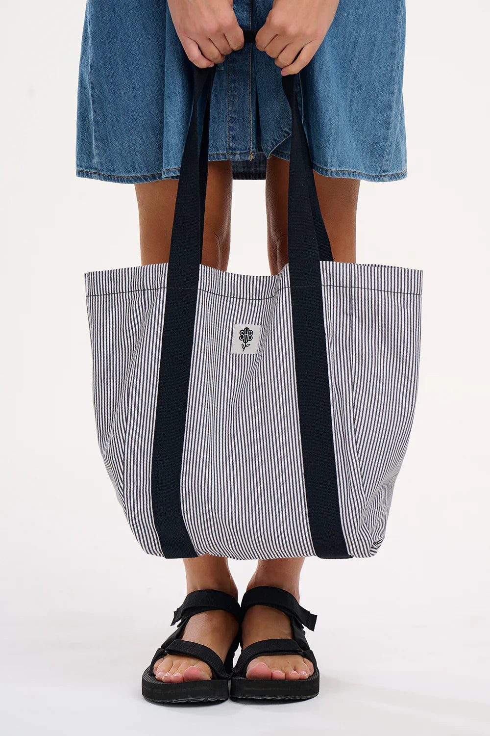 Sugarhill Brighton Tonya Bag in Monochrome Stripe