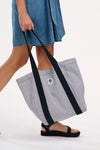 Sugarhill Brighton Tonya Bag in Monochrome Stripe