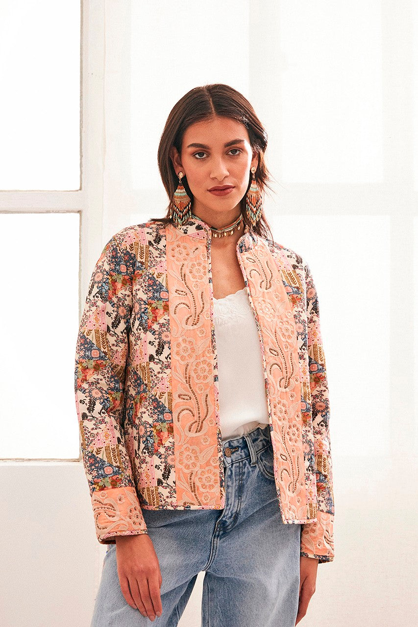 Nekane Aretha Embroidered Quilted Jacket