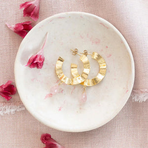 Ambitious Gold Plated Earrings