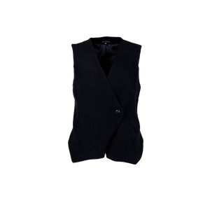 Black Colour Chicago Waistcoat