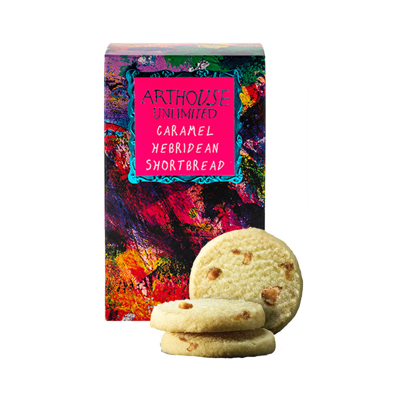 Arthouse Unlimited Sunset in the Clouds Hebridean Shortbread Biscuits with Caramel.