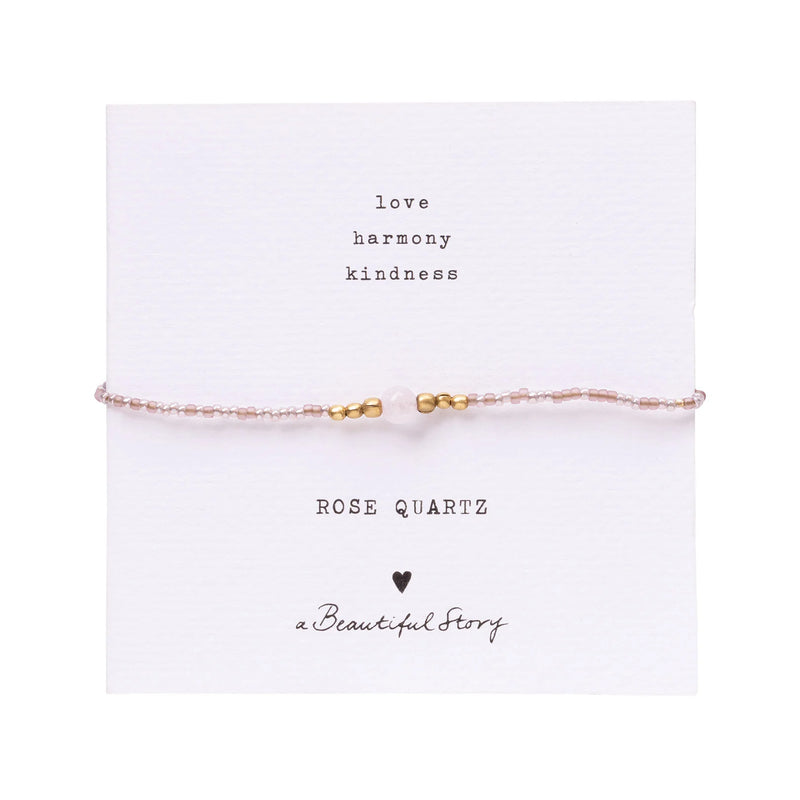 Rose Quartz Iris Bracelet