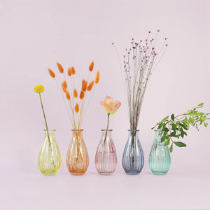 Talking Tables Boho Coloured Glass Bud Vase