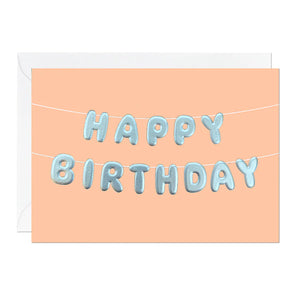 Ricicle Happy Birthday Balloon Card