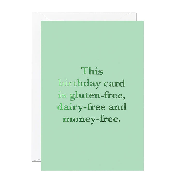 Ricicle Cards money-free birthday card