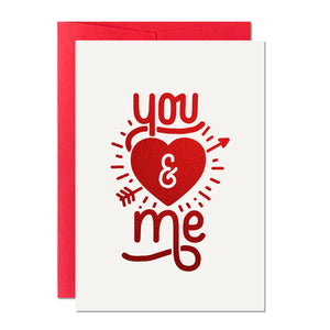 Ricicle You & Me Valentine's Card