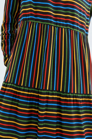 Compania Fantastica Stripe Maxi Dress