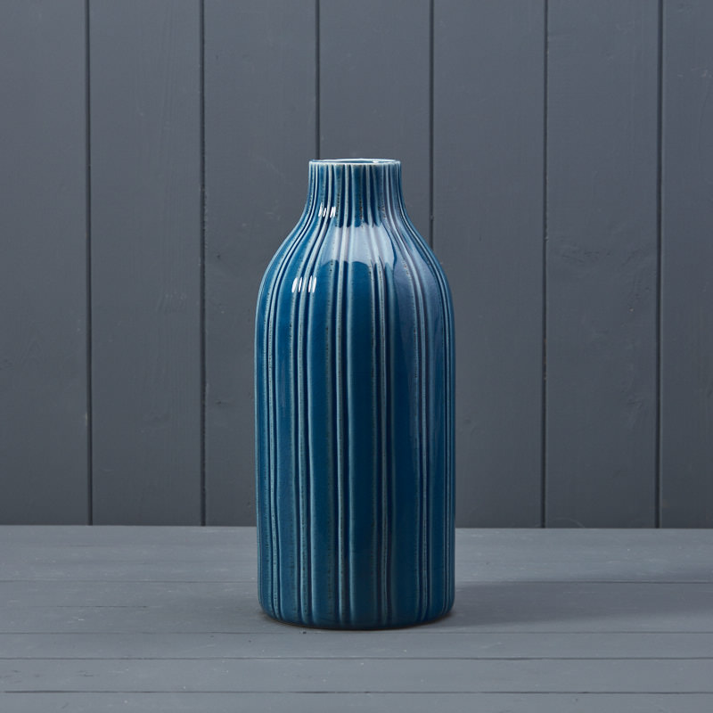 Blue Ceramic Vase