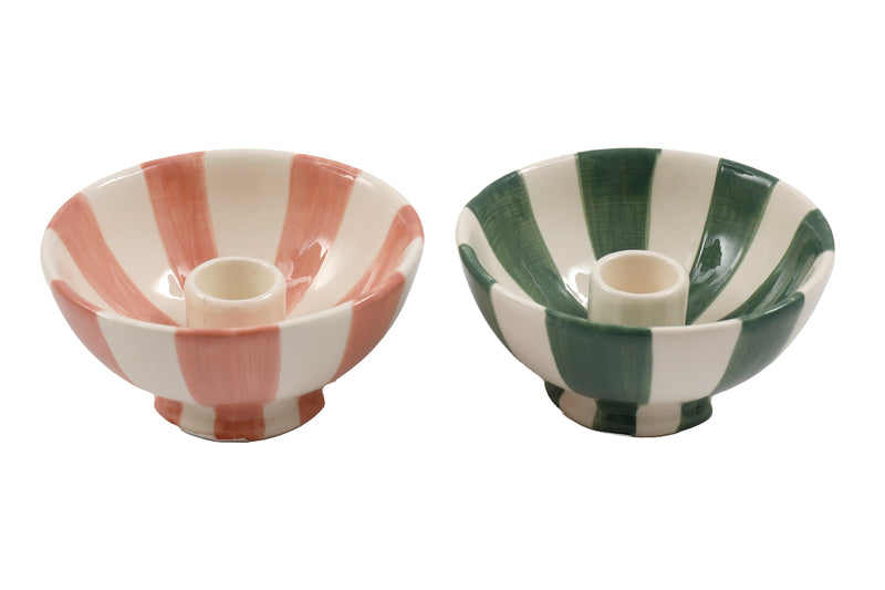 Cabana Stripe Candle Holder