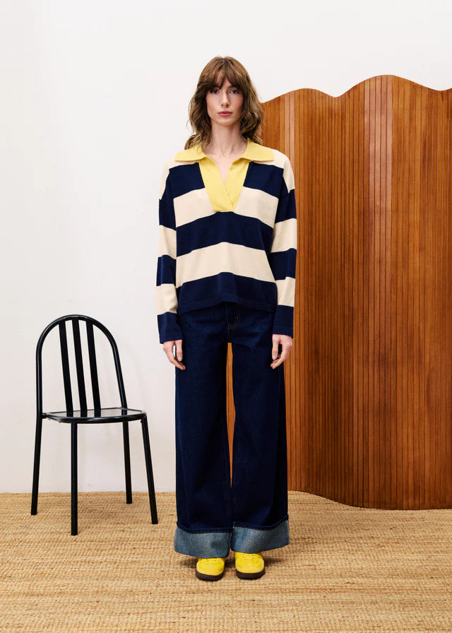 FRNCH Suki Wide-Leg Jeans