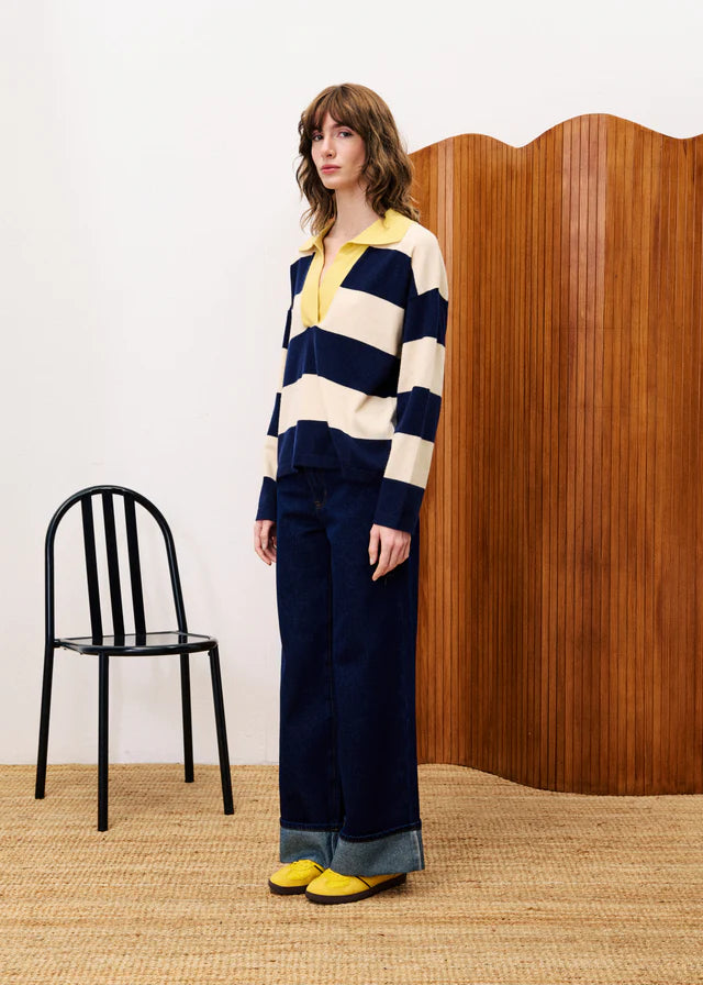 FRNCH Suki Wide-Leg Jeans