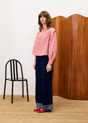 FRNCH Choupette Striped Blouse