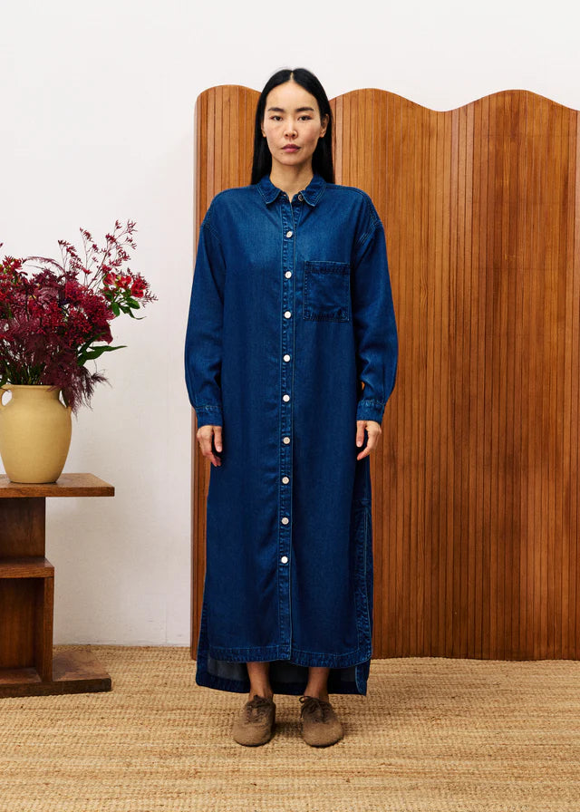 frnch denim dress Elda Denim Dress PLENTY