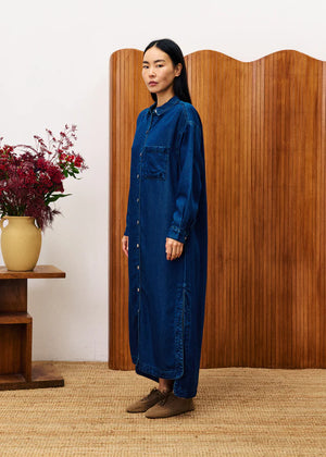 FRNCH Ragamuffin Denim Dress