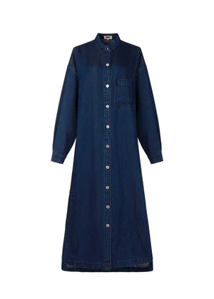 frnch denim dress Obea Dress Denim Blue // FRNCH Medium
