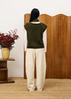 FRNCH Kukicha Khaki Cardigan