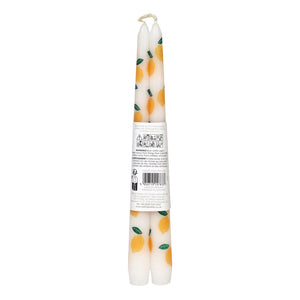 Lemon Taper Dinner Candles