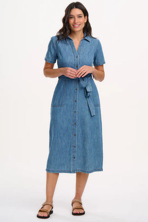 Sugarhill Brighton Cloretta Midi Shirt Dress