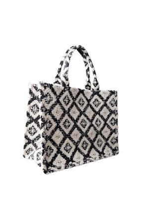 Black Colour Dex Boucle Bag