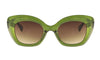 Charly Therapy Donna Olive Sunglasses