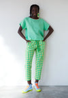 Dr Bloom Mint Flake Linen Blouse