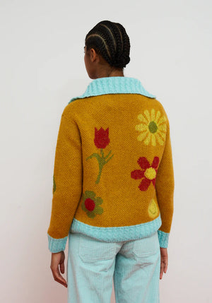 Dr Bloom Ochre Daisy Knit