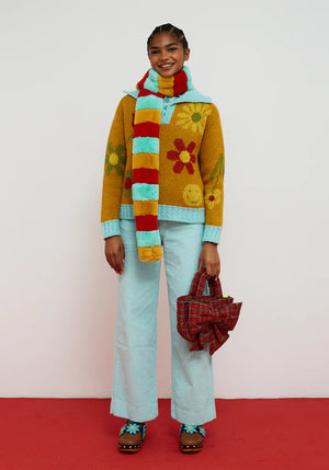 Dr Bloom Ochre Daisy Knit
