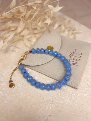 Little Nell Chunky Blue Beaded Bracelet