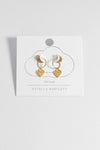 Estella Bartlett Gold Padlock Earrings