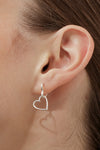 Estella Bartlett Double Heart Hoop Earrings
