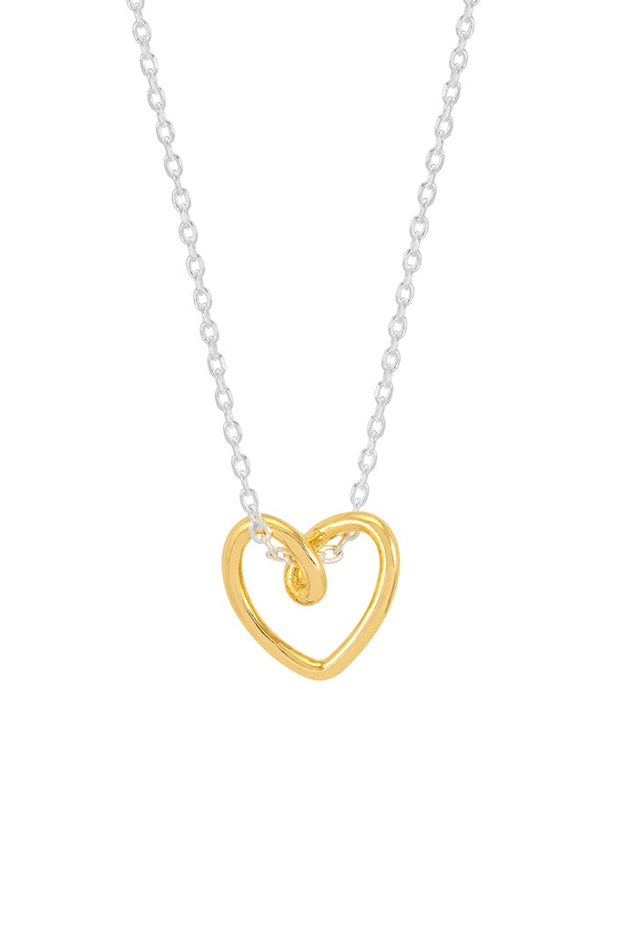 Estella Bartlett Doodle Heart Necklace