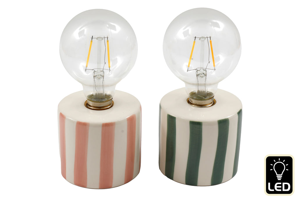 Cabana Stripe LED Lamp