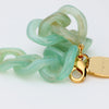 Flat Chain Bracelet in Jade