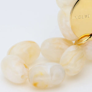 Olive Flex Bracelet in Pearl Marble
